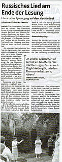 Zeitungsartikel Zeitungsartikel